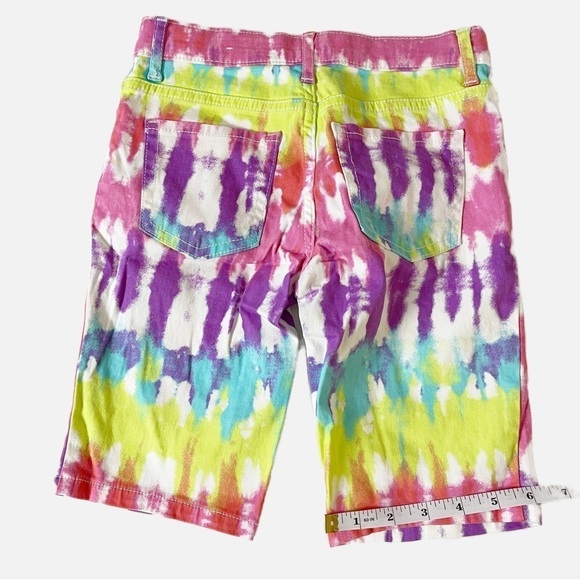THE CHILDREN’S PLACE Girls Print Denim Skimmer Shorts - In The Pink - Size 6X/7 - Picture 8 of 9
